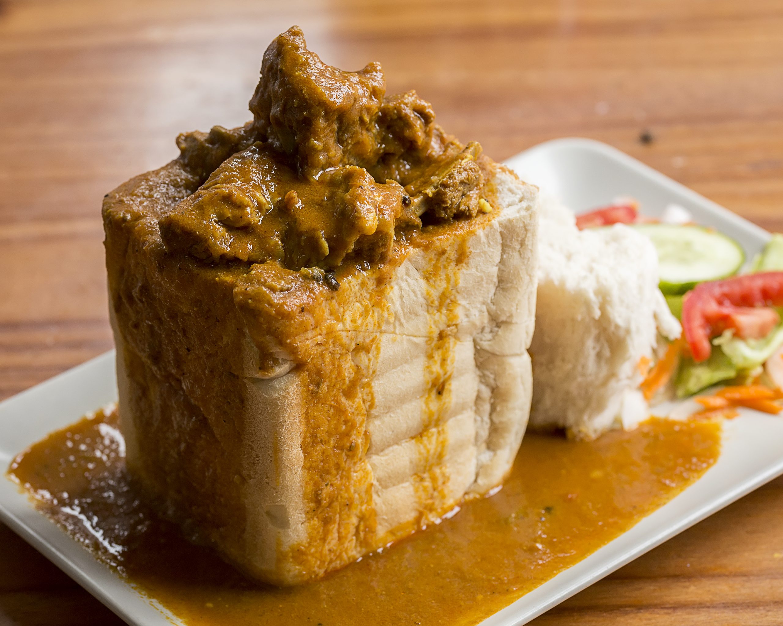 Bunny Chow at Kebabish Florida Road