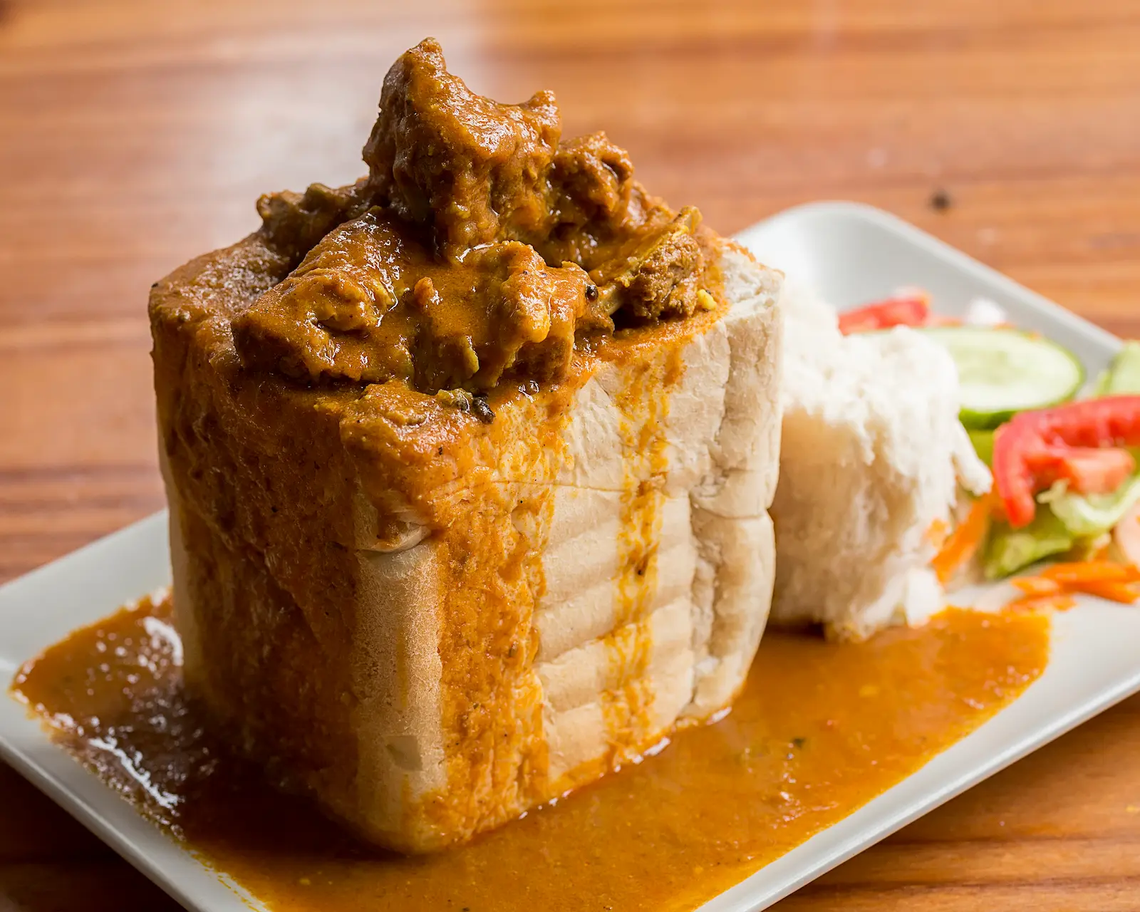 Bunny Chow at Kebabish Halaal Indian Restaurant - Florida Road
