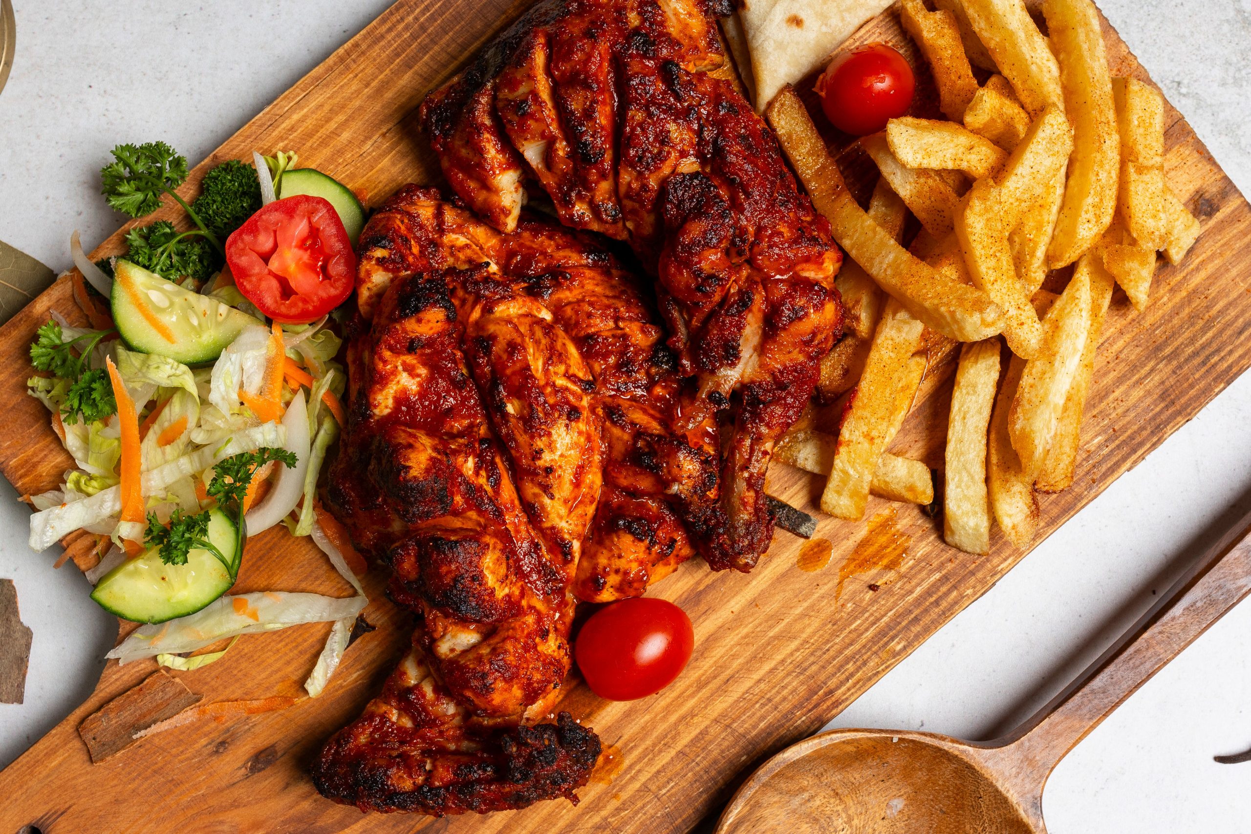 Charcoal grilled Chicken Tikka served at Kebabish Indian restaurant on Florida Road Durban